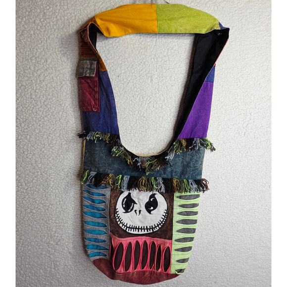 Jack Skellington Tote bag Unique Rare the nightmare before Xmas VintageHalloween - Picture 1 of 16